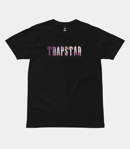 Trapstar Merch Logo T Galaxy Nera Maglia