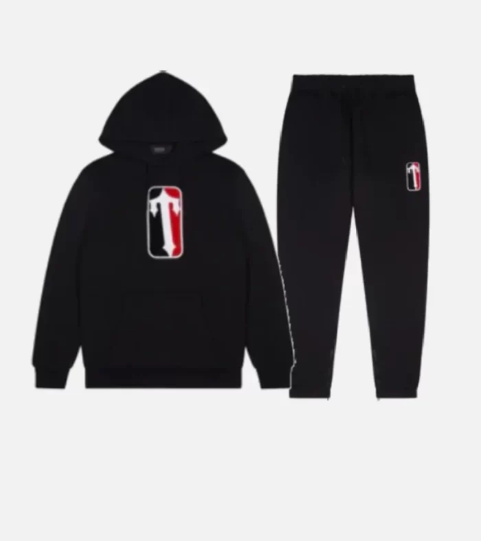 Trapstar Merch Cappuccio League Nera Tuta